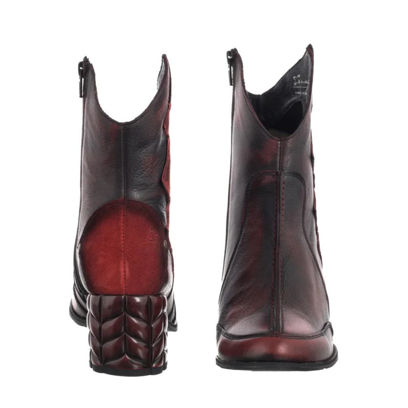 Maciejka Czarno-Czerwone 07007-08/00-8 (MA1409-a) shoes