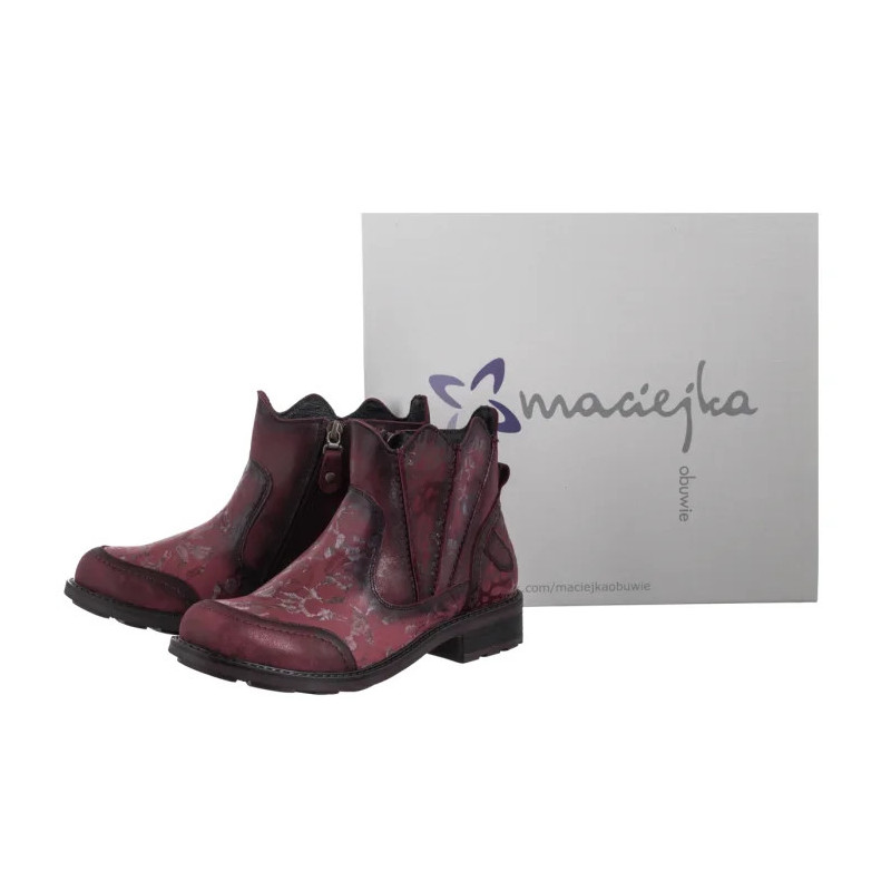 Maciejka Bordowe 07006-23/00-8 (MA1410-a) shoes
