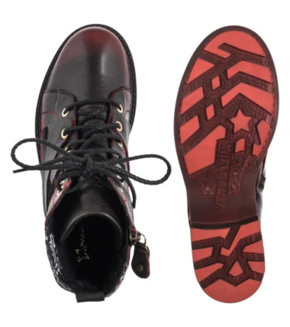 Maciejka Czerwono-Czarne 07058-23/00-8 (MA1411-a) shoes