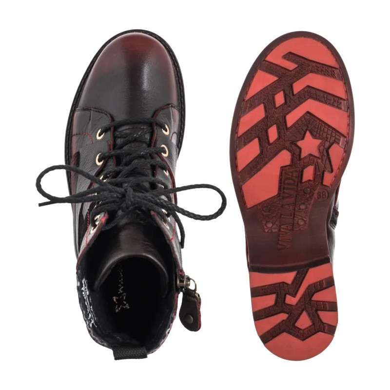 Maciejka Czerwono-Czarne 07058-23/00-8 (MA1411-a) shoes