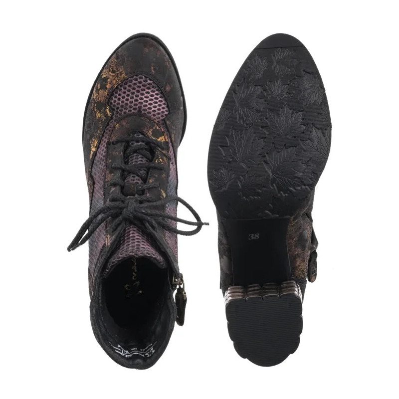 Maciejka Brąz+Bordo 06989-02/00-8 (MA1414-a) shoes