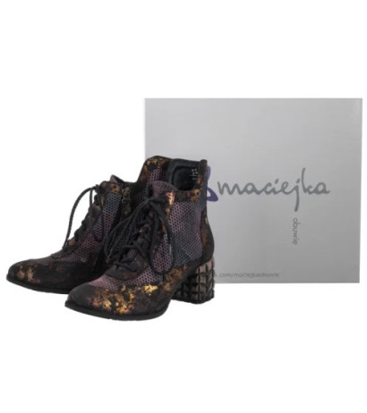 Maciejka Brąz+Bordo 06989-02/00-8 (MA1414-a) shoes