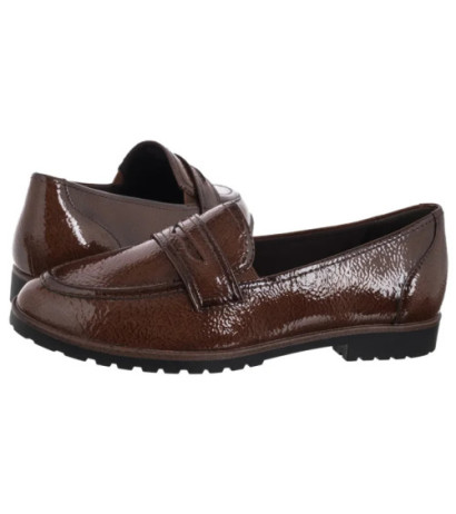 Tamaris Brązowe 1-24239-42 365 Cognac Patent (TM558-b) shoes