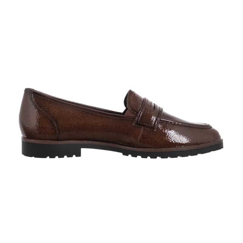 Tamaris Brązowe 1-24239-42 365 Cognac Patent (TM558-b) shoes