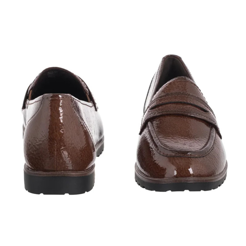 Tamaris Brązowe 1-24239-42 365 Cognac Patent (TM558-b) shoes
