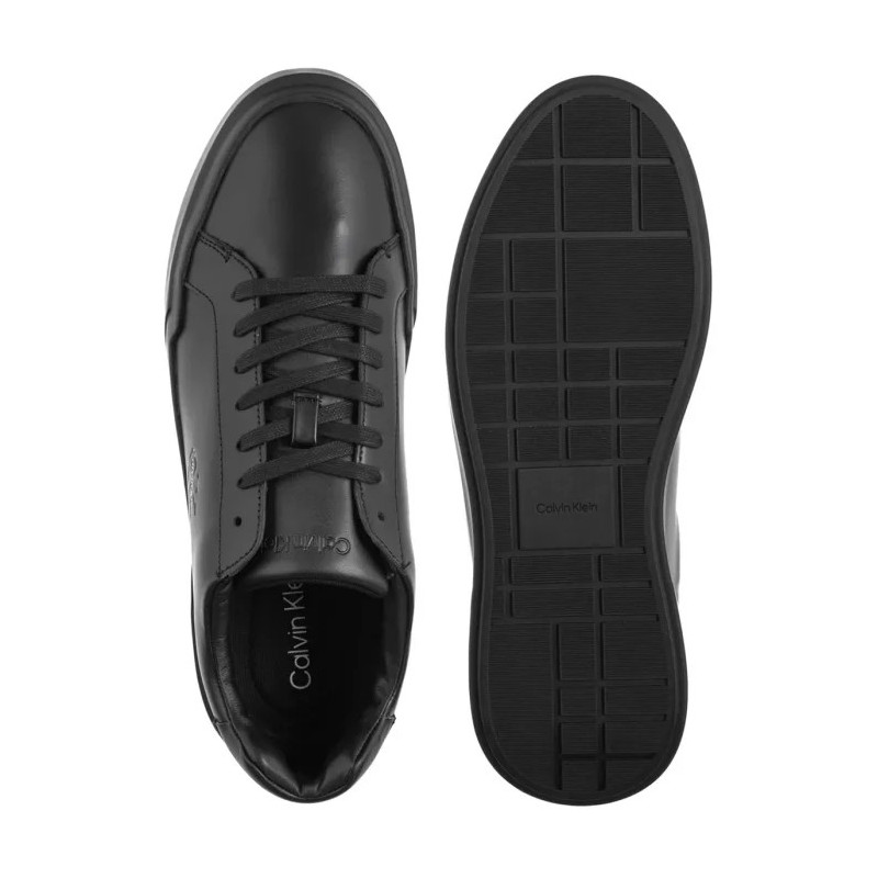 Calvin Klein Chunky Cupsole Laceup Lth Triple Black YM0YM01344 0GJ (CK690-a) sports shoes