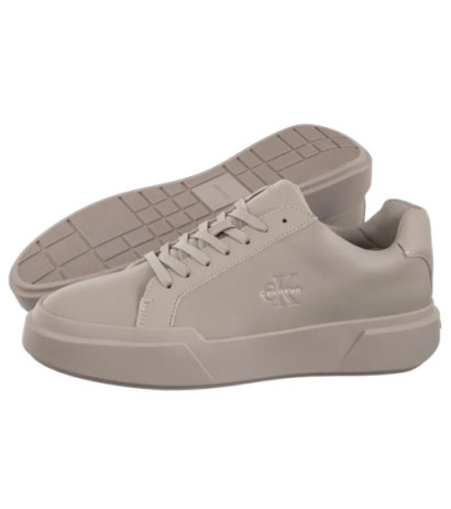 Calvin Klein Chunky Cupsole Laceup Lth Wn Chateau Gray YW0YW01947 PA8 (CK688-a) sports Shoes
