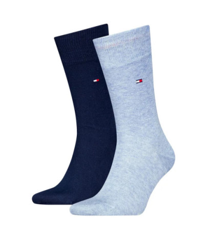 Tommy Hilfiger Th Men Sock Classic 2P Light Blue Melange 371111 134 039 (TH648-c) socks