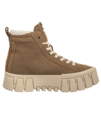 Tommy Hilfiger Tjw Vulc Flatform Suede Wl Bronze Twist EN0EN02894 RBH (TH1403-a) shoes