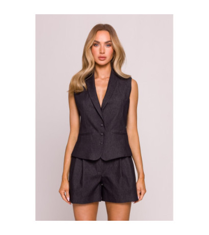 M860 Szorty jeansowe - grafitowe