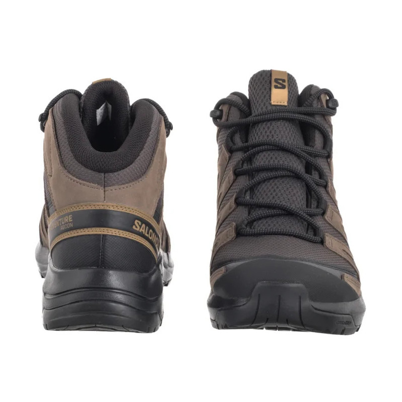 Salomon X-Adventure Recon Mid GTX Asphalt/Falcon/Coyote Brown 478145 (SO12-a) shoes