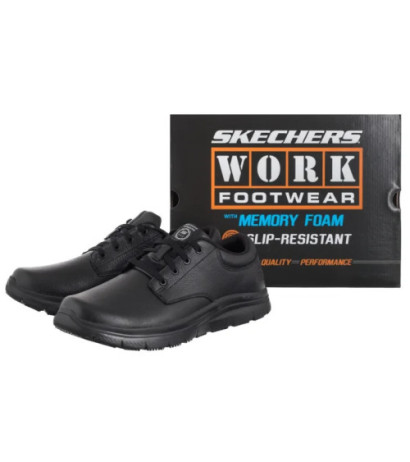 Skechers Work Flex Advantage Black 77513EC/BLK (SK272-a) sports shoes