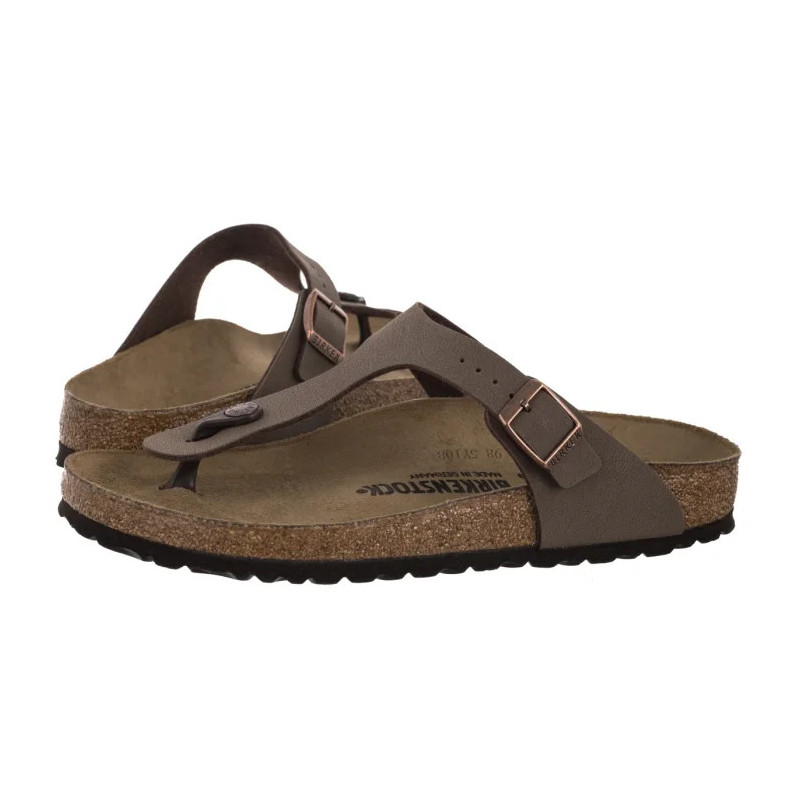 Birkenstock Gizeh BS Nubuk Stone 043391 (BK29-c) flip flops