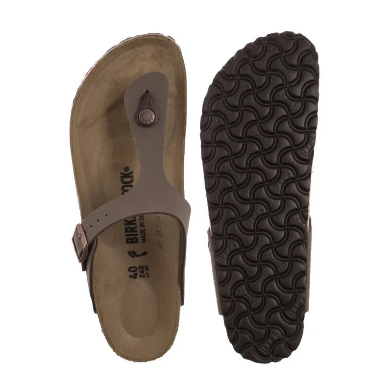 Birkenstock Gizeh BS Nubuk Stone 043391 (BK29-c) flip flops
