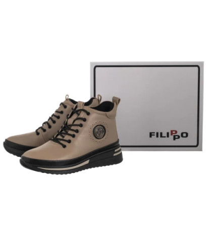 Filippo Beżowe DBT4215/25 TP (FO199-a) shoes