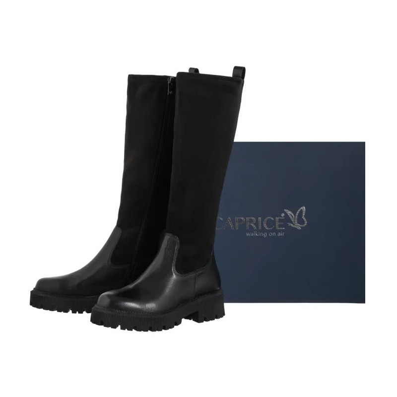 Caprice Czarne 2-26509-43 019 Black Comb (CP449-a) boots