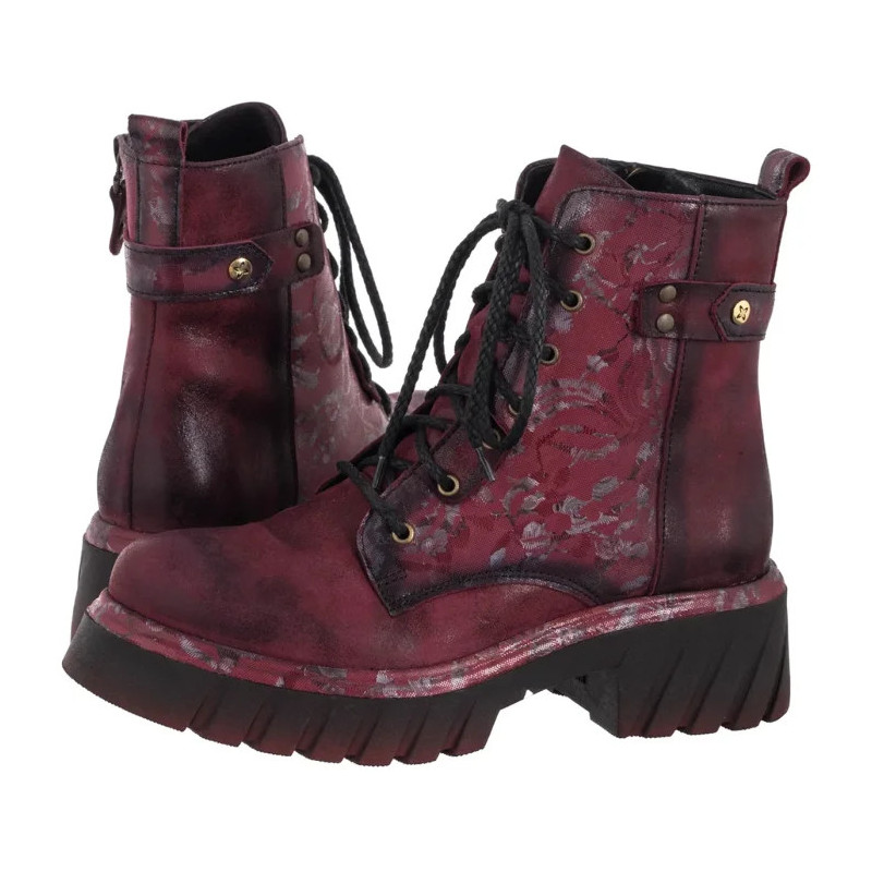 Maciejka Bordowe 07071-23/00-8 (MA1416-b) shoes