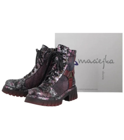 Maciejka Bordowe 07072-23/00-8 (MA1419-a) shoes
