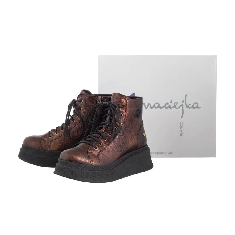 Maciejka Metaliczny Brąz 06309-32/00-8 (MA1423-a) shoes