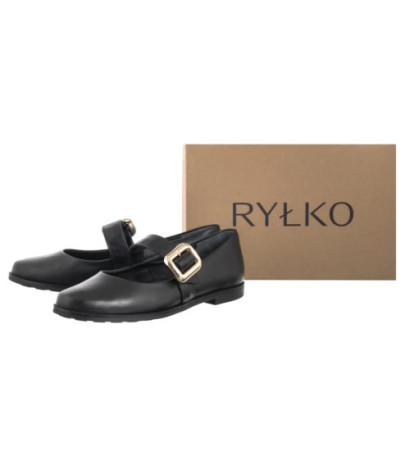 Ryłko Czarne 1MNL4_X_ __45 (RY1125-a) ballerinas