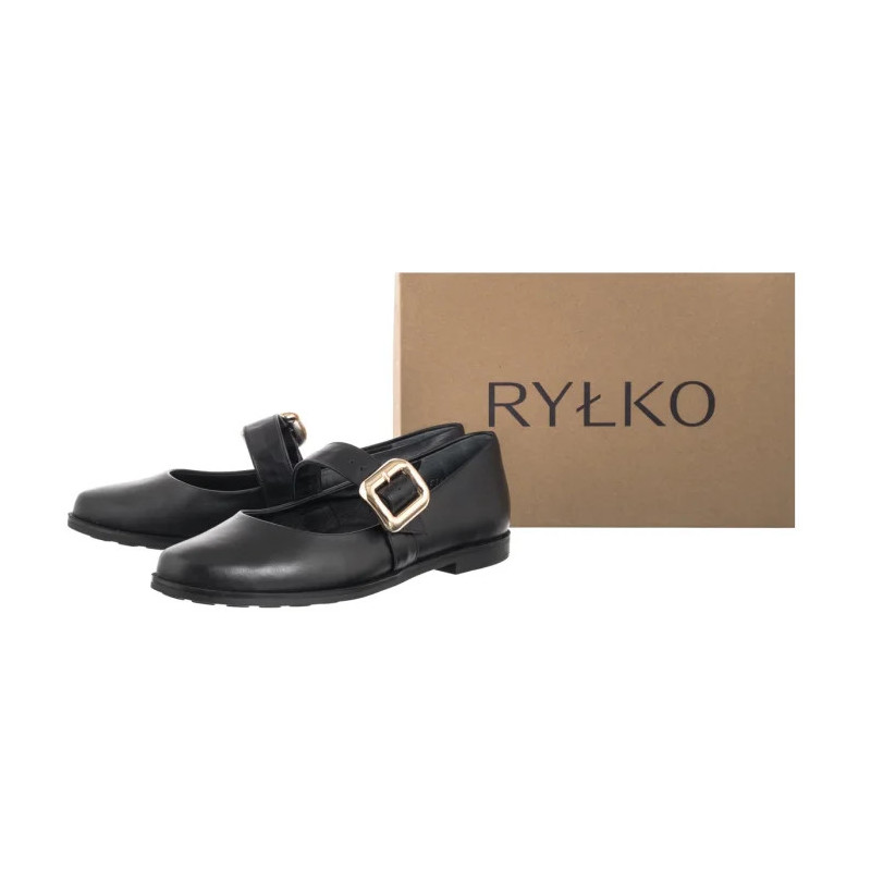 Ryłko Czarne 1MNL4_X_ __45 (RY1125-a) ballerinas