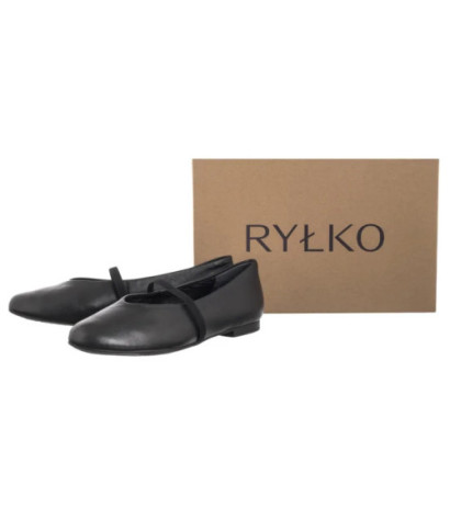 Ryłko Czarne 0UNK4___ __45 (RY1131-a) ballerinas
