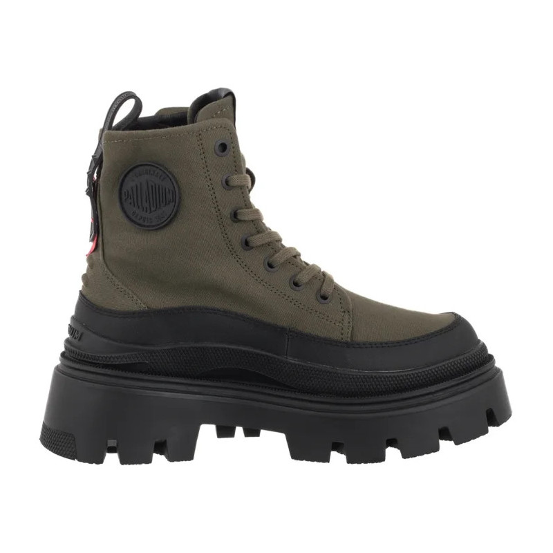 Palladium Pallasquad Zip Tx Olive Night 99532-325-M (PA151-a) boots