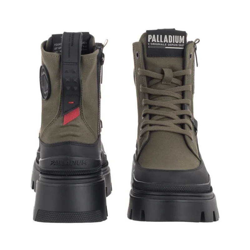 Palladium Pallasquad Zip Tx Olive Night 99532-325-M (PA151-a) boots