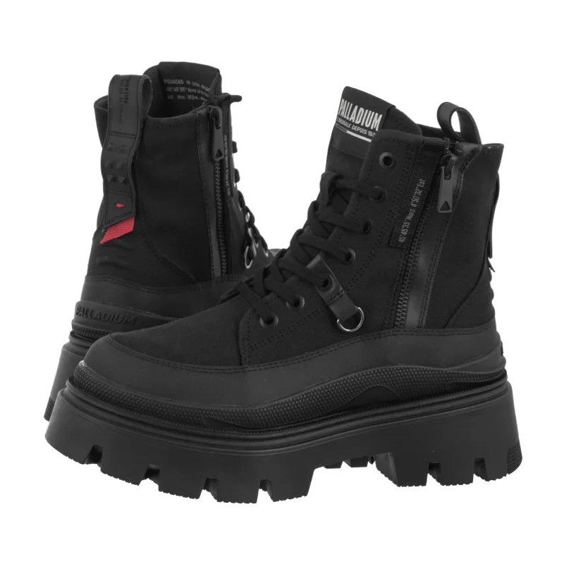 Palladium Pallasquad Zip Tx Black 99532-008-M (PA151-b) boots