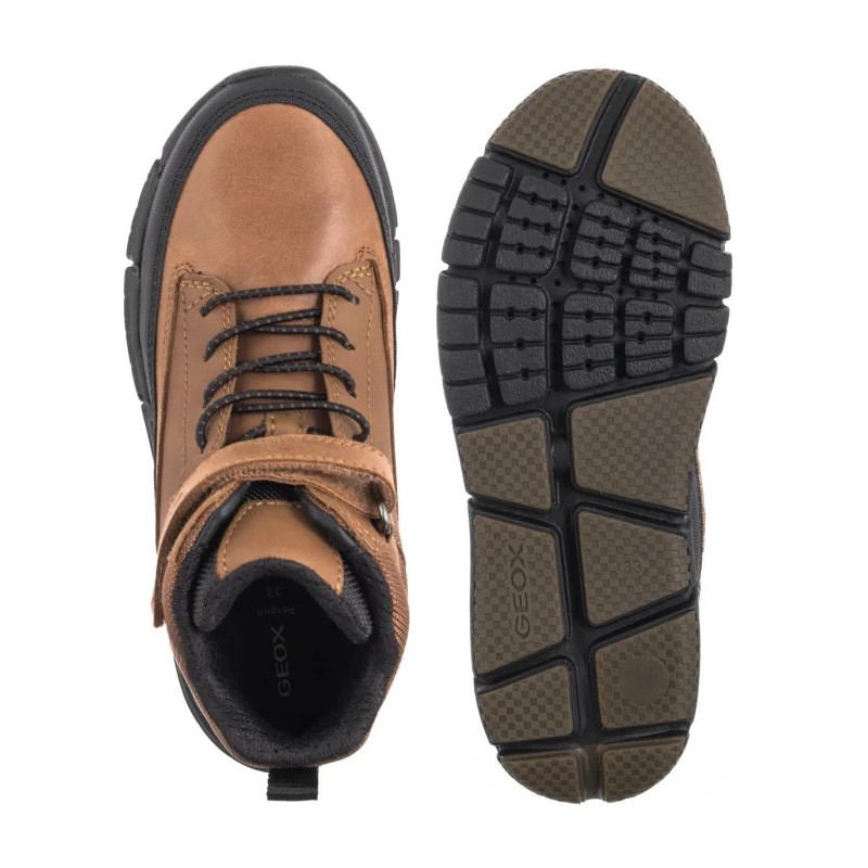 Geox J Flexyper B. A Lt Brown J369BA 0CLFU C6002 (GE239-a) ankle boots