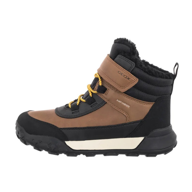 Geox J Trekkyup B Abx E LT Brown/Black J46MBE 0MEMS C0275 (GE200-c) boots