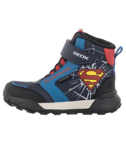Geox J Trekkyup B ABX E Navy/Red J56MBC 054FU C0735 (GE240-a) ankle boots