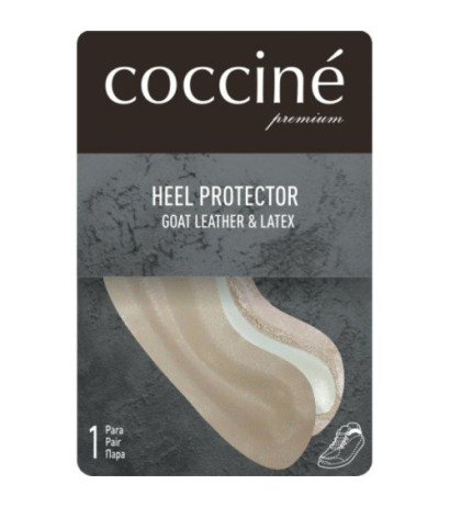Coccine Heel Protector - Goat Leather & Latex Beige (CN4-a) socks