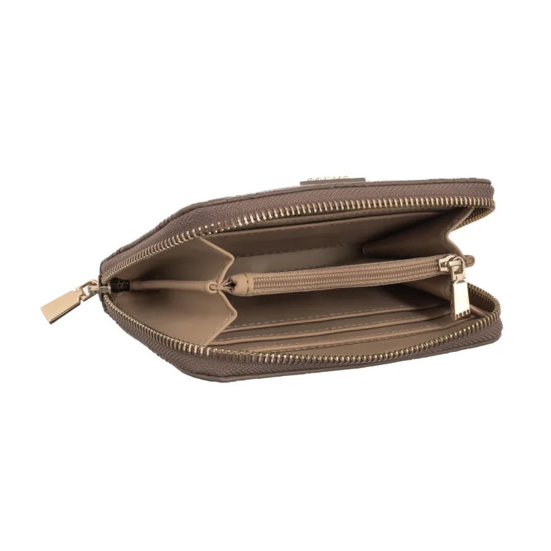 Guess Cresidia II Slg Medium Zip Around SWPD98 88140 Dark Taupe Logo (GU786-a) handbag