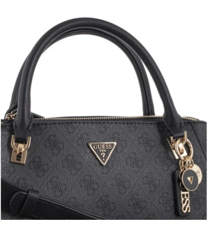 Guess Noelle II Luxury Satchel HWBG96 72070 Coal Logo (GU794-a) handbag