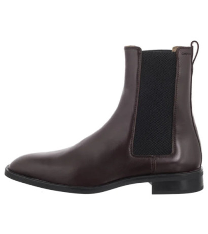 Calvin Klein Slim Ess Chelsea Lth Bordeaux/Black HM0HM01914 VH2 (CK698-a) shoes