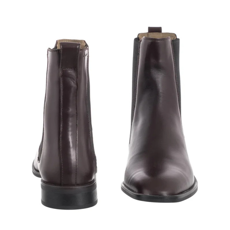 Calvin Klein Slim Ess Chelsea Lth Bordeaux/Black HM0HM01914 VH2 (CK698-a) shoes