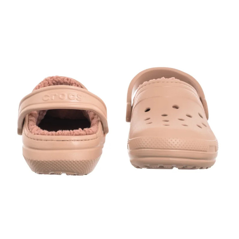 Crocs Classic Lined Clog Pink Caramel 203591-7AF (CR266-g) Women's Shoes/Flip Flops