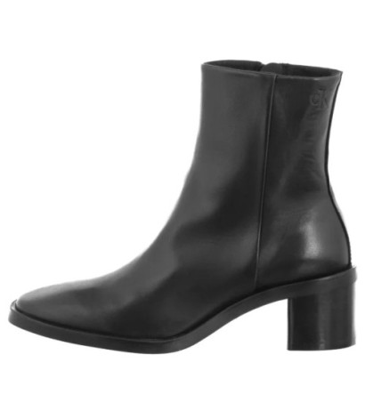Calvin Klein Block Heel Zip Boot Lth Ck Black HW0HW02593 BEH (CK699-a) shoes