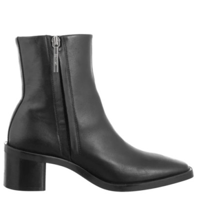 Calvin Klein Block Heel Zip Boot Lth Ck Black HW0HW02593 BEH (CK699-a) shoes