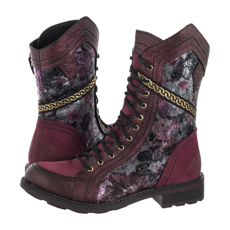 Maciejka Bordowe 07097-23/00-8 (MA1408-b) shoes