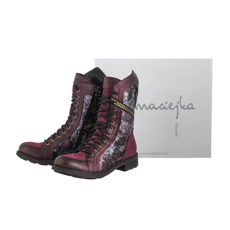 Maciejka Bordowe 07097-23/00-8 (MA1408-b) shoes