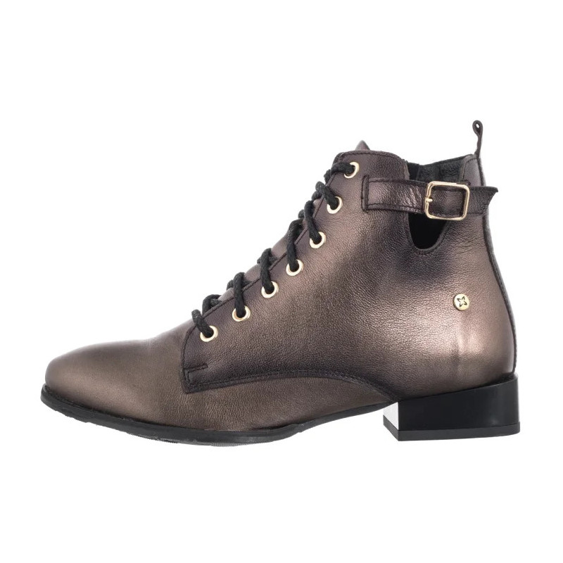 Maciejka Brązowe/Złote 07128-02/00-8 (MA1426-a) shoes