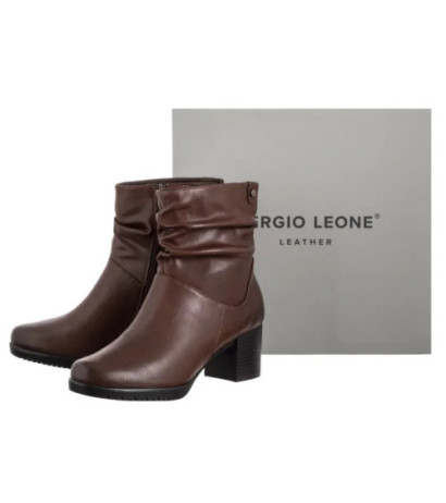 Sergio Leone Brązowe BT 25636-S (SL579-a) shoes
