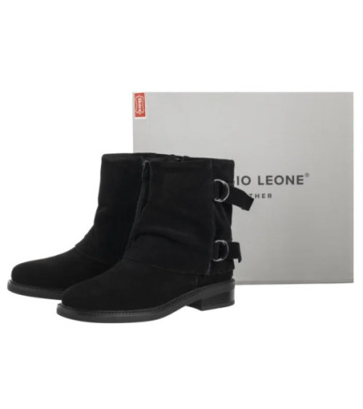 Sergio Leone Czarne BT 25556-S (SL580-a) shoes