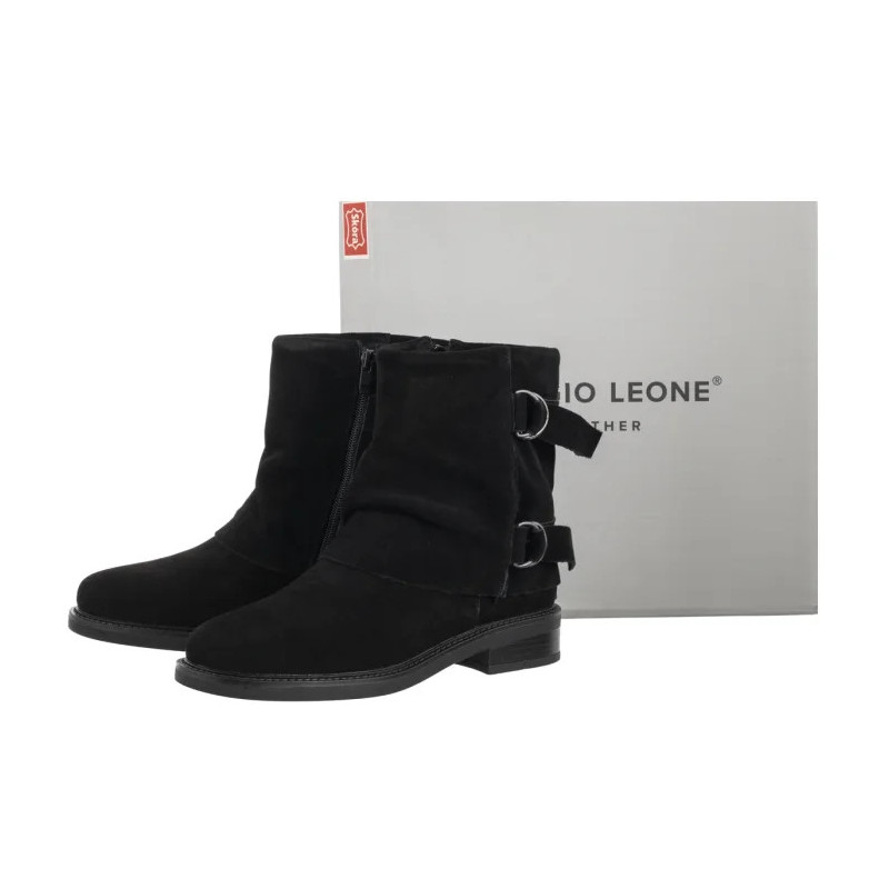 Sergio Leone Czarne BT 25556-S (SL580-a) shoes