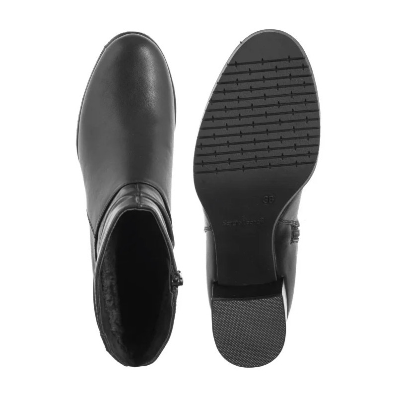 Sergio Leone Czarne BT 25636-S (SL579-b) shoes