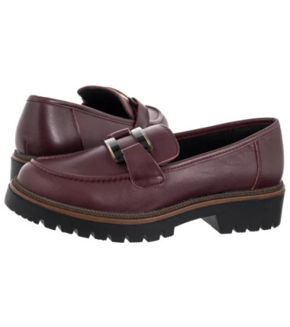 Sergio Leone Bordowe MK 25166-S  (SL582-a) shoes