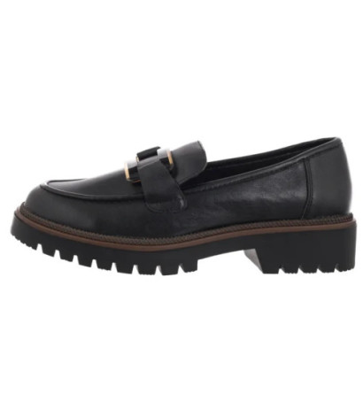 Sergio Leone Czarne MK 25166-S  (SL582-b) shoes