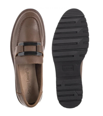 Sergio Leone Brązowe MK 25166-S  (SL582-c) shoes